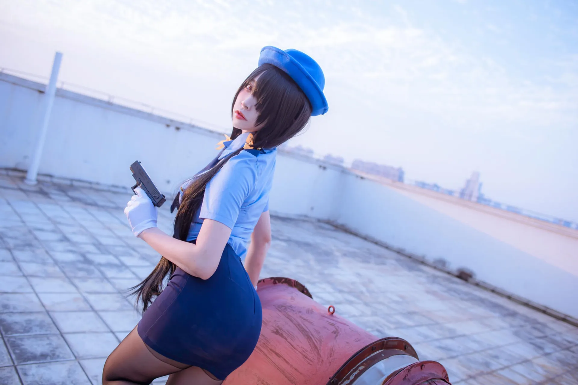 二佐Nisa – 约会大作战 狂三 女警 [28P-451MB]
