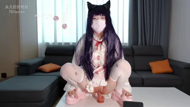嫩小兔 – 私人定制 黑猫 五更琉璃cos自慰 [0P1V-708MB]